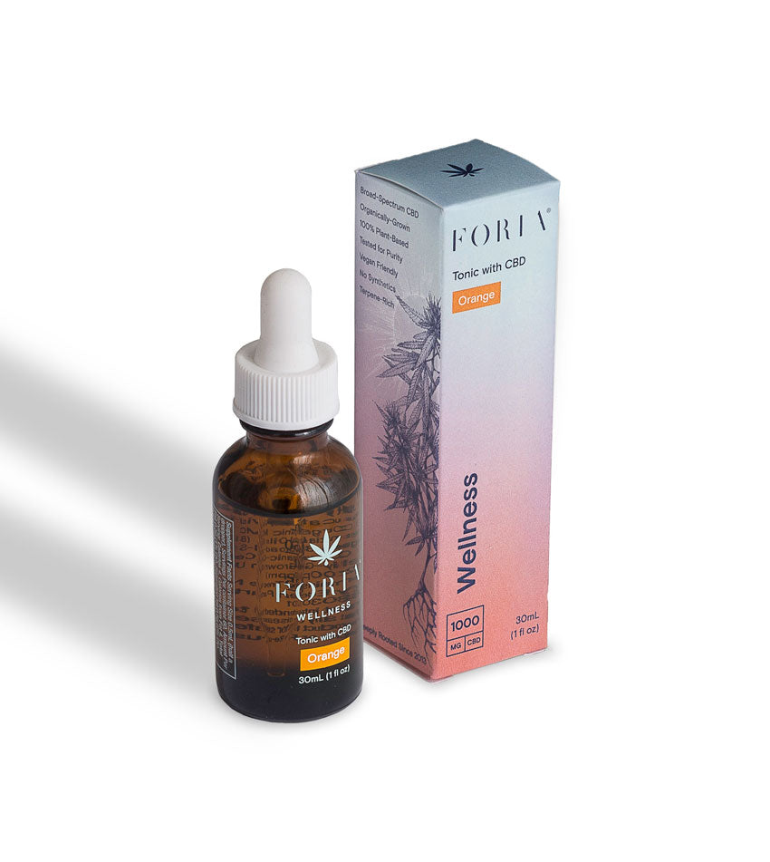 Wellness Tonic with CBD CBD Oil Tincture Drops  Foria 